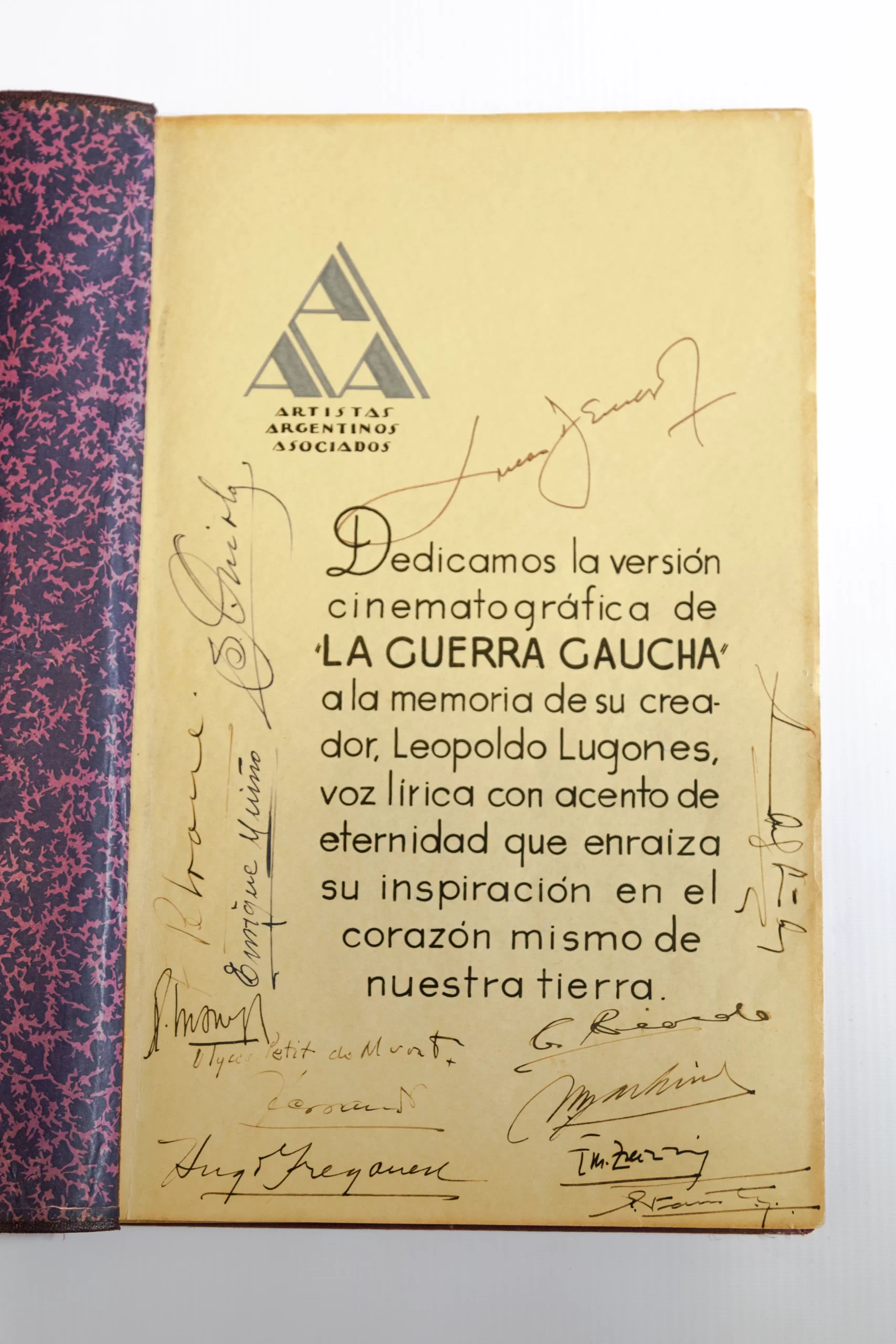 Guión de La Guerra Gaucha